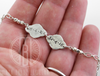 Lotus fingerprint bracelet - Maya Belle Jewelry 