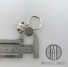 Two Molded Dog Noses Keychain - Maya Belle Jewelry 
