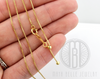 14k GF 22" Adjustable Box Chain - Maya Belle Jewelry 
