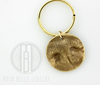 Dog Nose Print Keychain in Bronze - Maya Belle Jewelry 