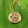 Pet Pawprint Keepsake Charm Earrings (from photo) - Maya Belle Jewelry 