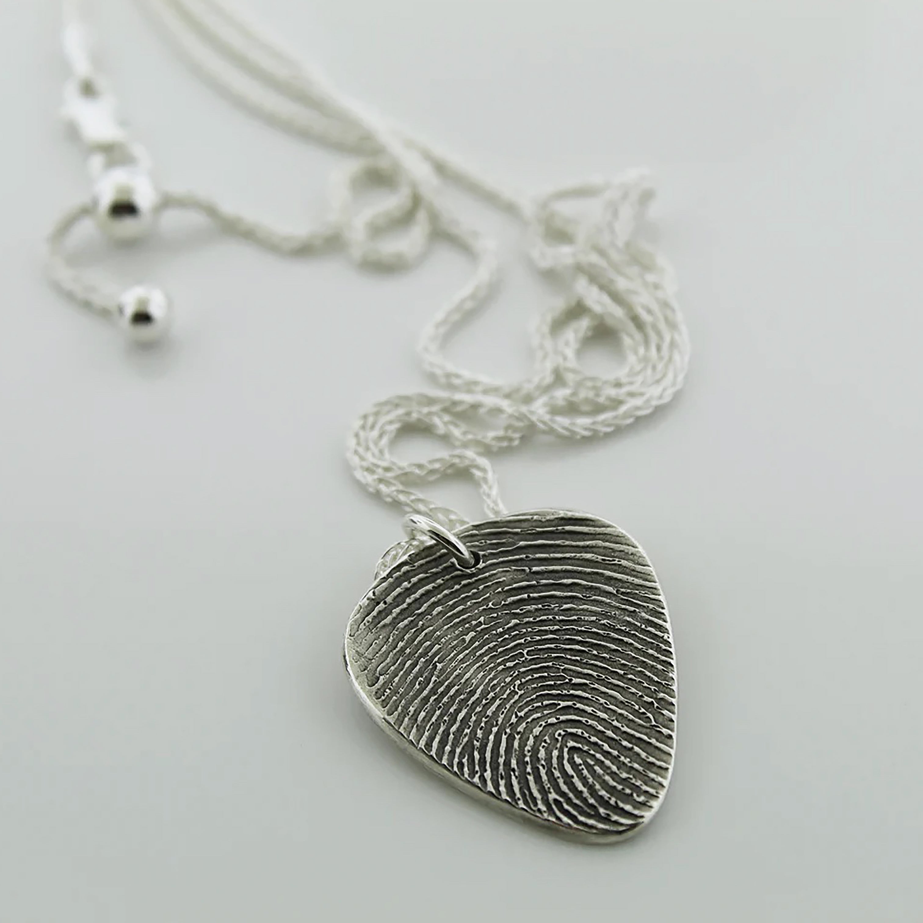 Guitar Pick Fingerprint - Maya Belle Jewelry 