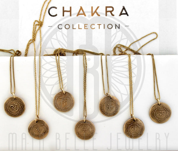 Classic Chakra layered Necklace - Maya Belle Jewelry 