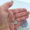 Luther Rose Necklace in Your Choice of Either Bronze or Silver - Maya Belle Jewelry 