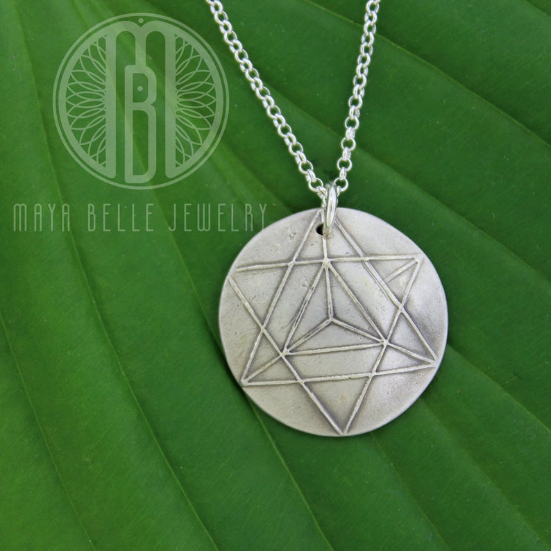 Star Tetrahedron Sacred Geometry - Maya Belle Jewelry 