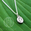 Miraculous Medal • teeny tiny minimalistic Miraculous Mary medallion - Maya Belle Jewelry 