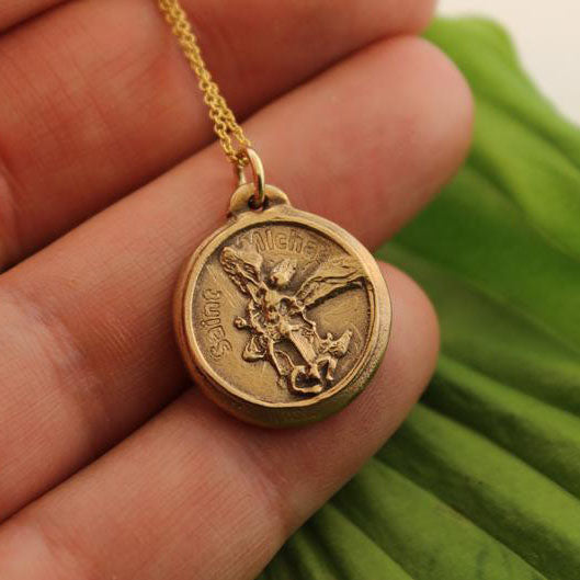 Saint Michael Archangel Pendant Necklace | St michael necklace, St michael,  Archangels