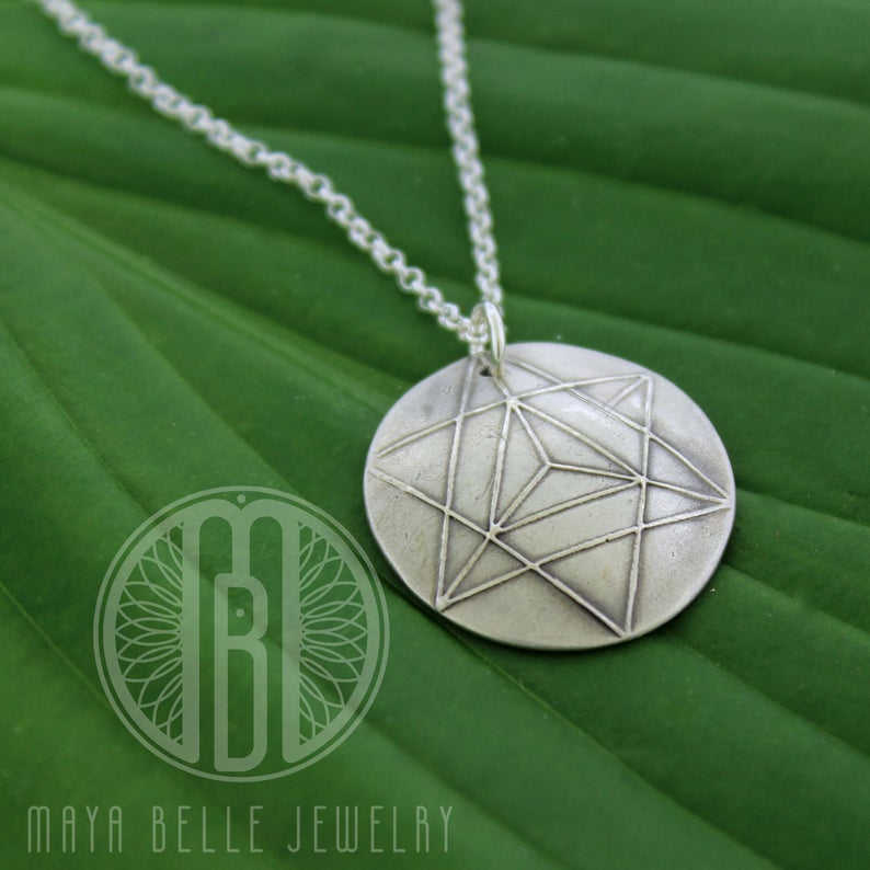 Star Tetrahedron Sacred Geometry - Maya Belle Jewelry 