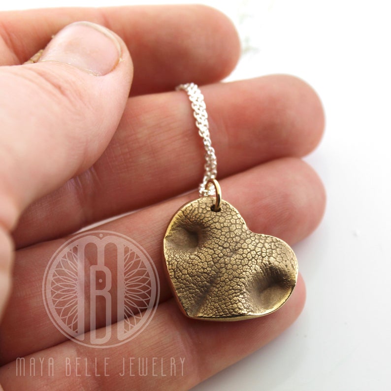 Extra large pet nose print keepsake - Maya Belle Jewelry 