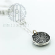 Mandala Fingerprint Necklace - Maya Belle Jewelry 