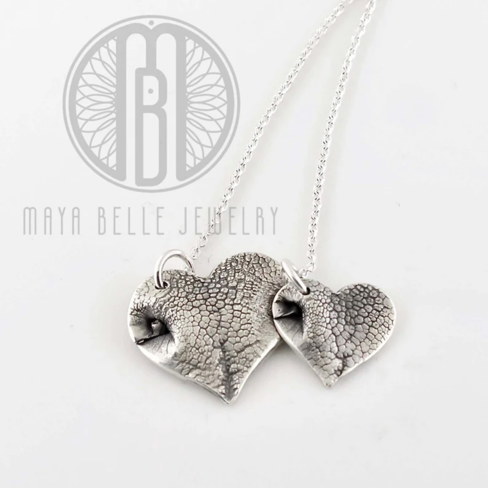 Pet Nose Print Keepsake Charm Necklace - Customer's Product with price 198.00 ID FLG_6fV0i39zKwhIFal-x4Ft - Maya Belle Jewelry 
