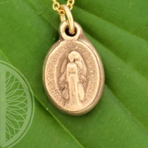 Miraculous Mary Medallion (Charm Only) - Customer's Product with price 169.00 ID PdGJr41jqWv_WwvL0A6t_Yph - Maya Belle Jewelry 