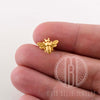 24k gold vermeil Gold Honey Bee necklace - Maya Belle Jewelry 