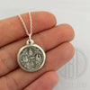 Four-Way Catholic Medal • Saints Pendant Necklace - Maya Belle Jewelry 