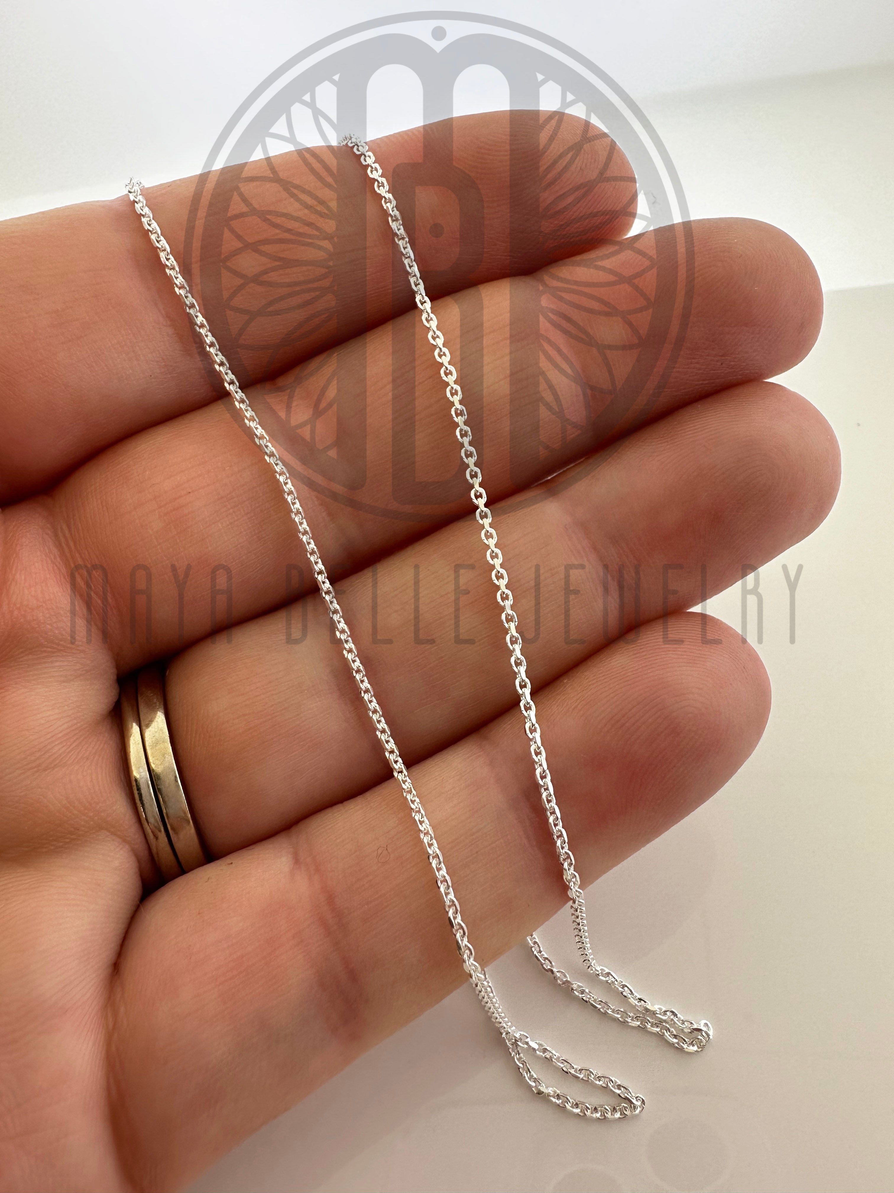 Cable chain adjustable - Maya Belle Jewelry 